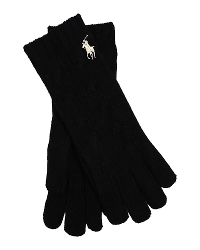 Polo Ralph Lauren Wool & Cashmere Classic Cable Gloves