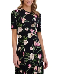 Short Sleeve Jersey Maxi Dress