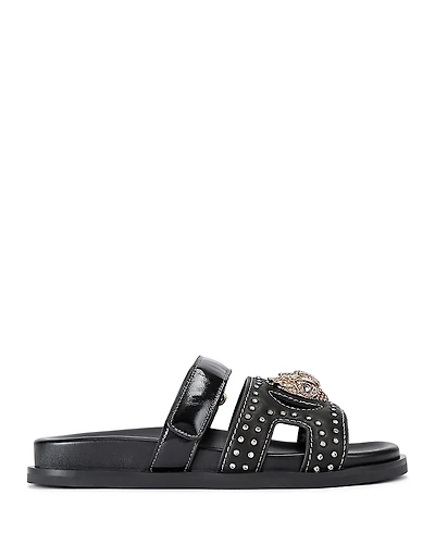 Kurt Geiger London Women's Eagle Studded Cutout Sandals