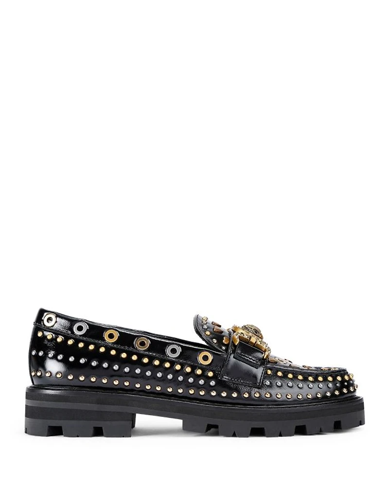 Women's Mansion Studded Loafer Flats