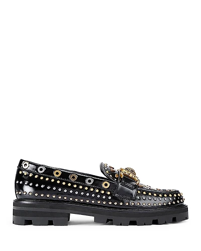 Kurt Geiger London Women's Mansion Studded Loafer Flats