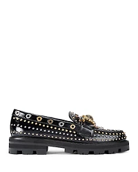 Kurt Geiger London Women's Mansion Studded Loafer Flats