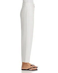 District High Rise Column Ankle Jeans Washed Sandstone