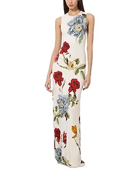 Alice and Olivia Delora Open Back Sleeveless Dress