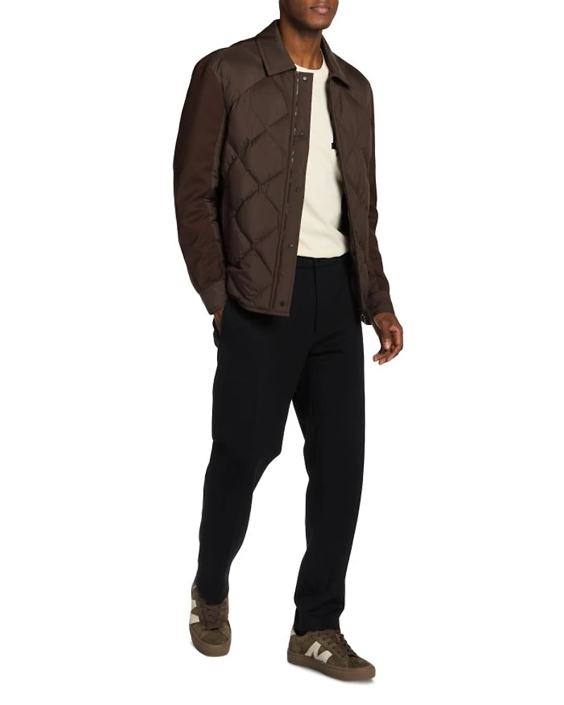 Aiguille Quilted Mixed Media Jacket