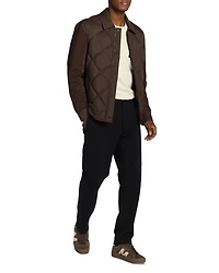Aiguille Quilted Mixed Media Jacket