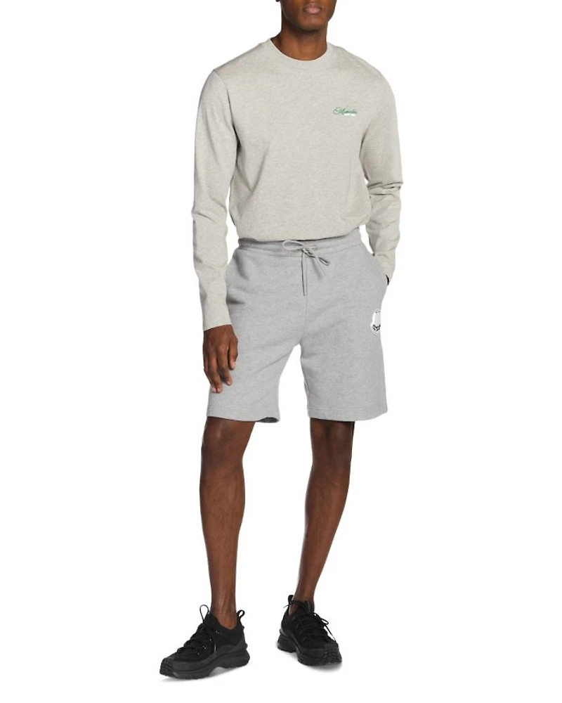 Logo Patch 9" Cotton Shorts