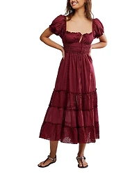 Free People Falling Sun Midi Dress