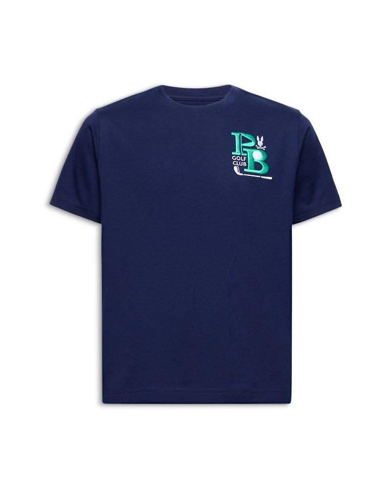 Unisex Denis Embroidered Logo Tee - Little Kid, Big Kid