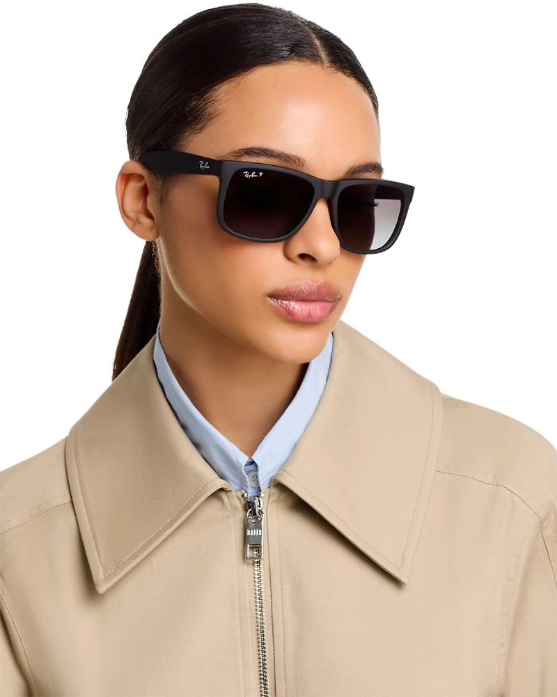 Justin Polarized Square Sunglasses, 55mm