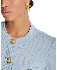 Anges Baroque Brass Earrings