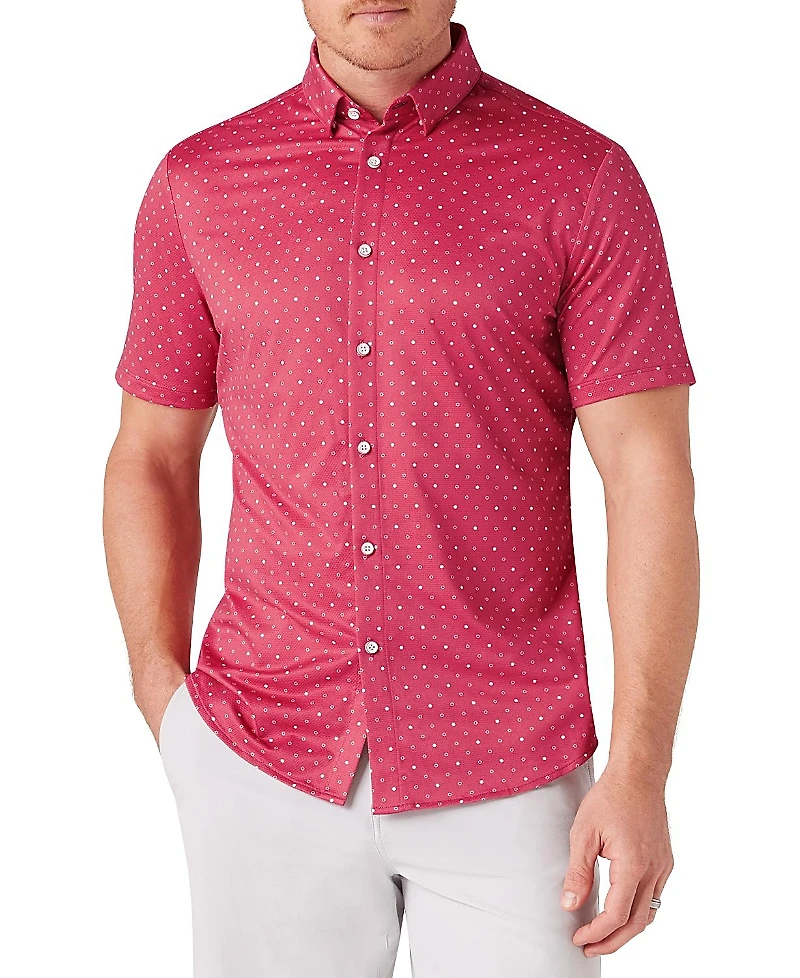Mizzen+Main Halyard Short Sleeve Dress Shirt