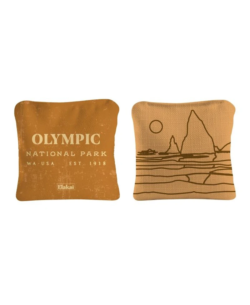 4x4 Olympic National Park Durasuede + Turbo Polyglide Pilot Versacraft Cornhole Bags