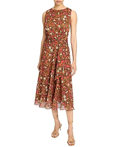 Santorelli Carma Sleeveless Midi Dress