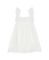 Mer St. Barth Girls' Mini Eva Ruffle Dress - Little Kid, Big Kid