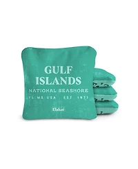 Elakai 6x6 Gulf Islands National Seashore Durasuede + Turbo Polyglide Pilot Versacraft Cornhole Bags