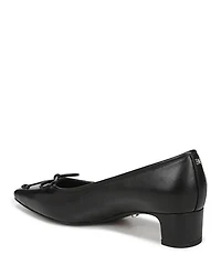 Women's Rinda Leather Kitten Heel Pumps