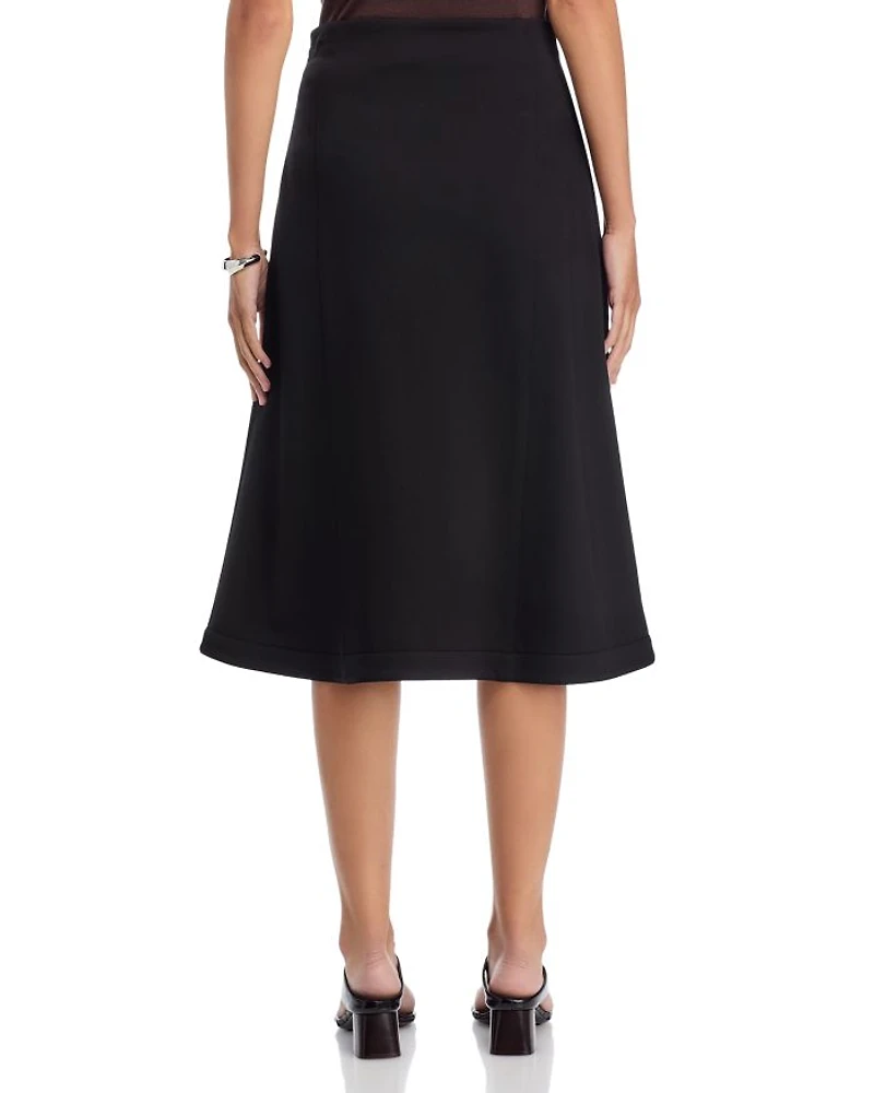 Slit Front A Line Skirt