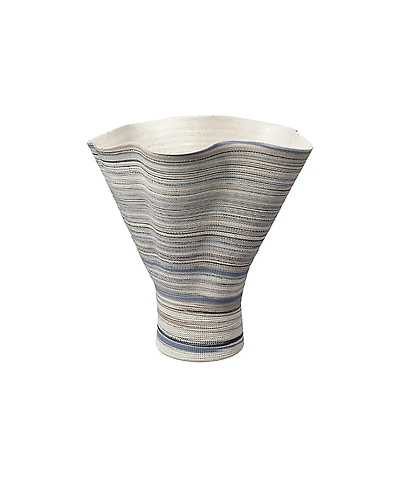 Jamie Young Splayed Porcelain Decorative Vase