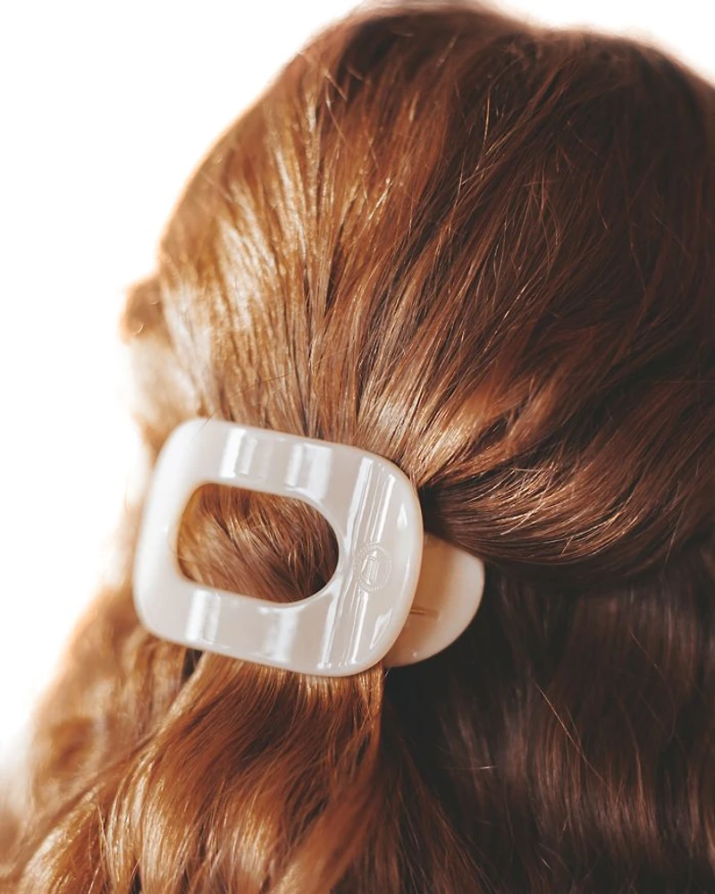 Small Flat Round Hair Clip