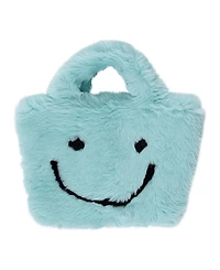 Malibu Sugar Girls' Fuzzy Smiley Face Purse - Little Kid, Big Kid