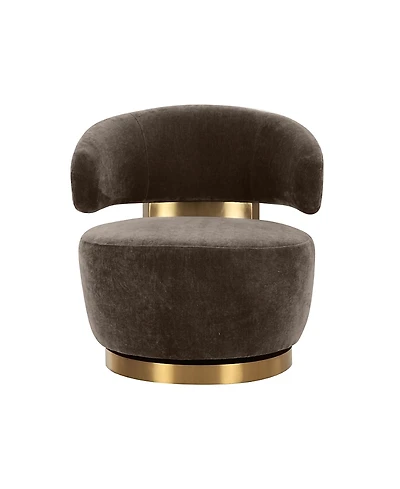 Tov Furniture Austin Recycled Fabric Swivel Chair