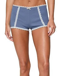 Edikted Eliane Contrast Lacey Shorts