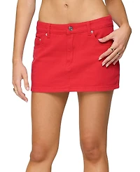 Edikted Arbel Denim Mini Skirt