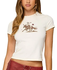 Edikted Western Graphic T Shirt