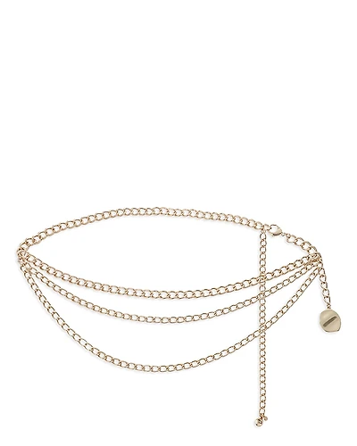 Ettika Modern Edge Multi Row Chain Belt