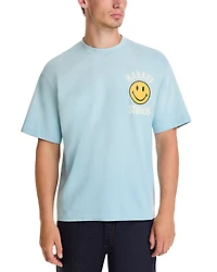 Market Upside Down Smiley Graphic Tee