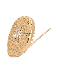 Crystal Sand Dollar Hair Barrette