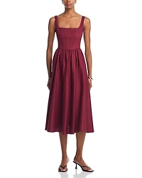Wayf Desi Bustier Midi Dress