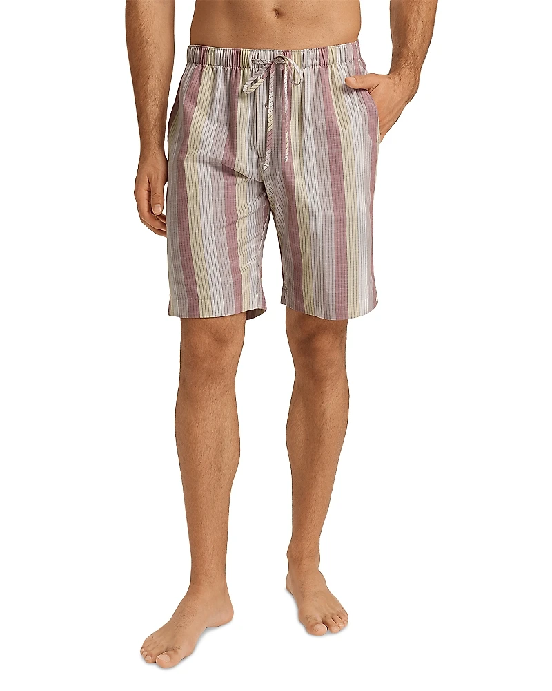 Hanro Linen Cotton Printed Short Pajama Pants