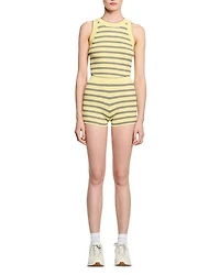 Striped Knit Shorts