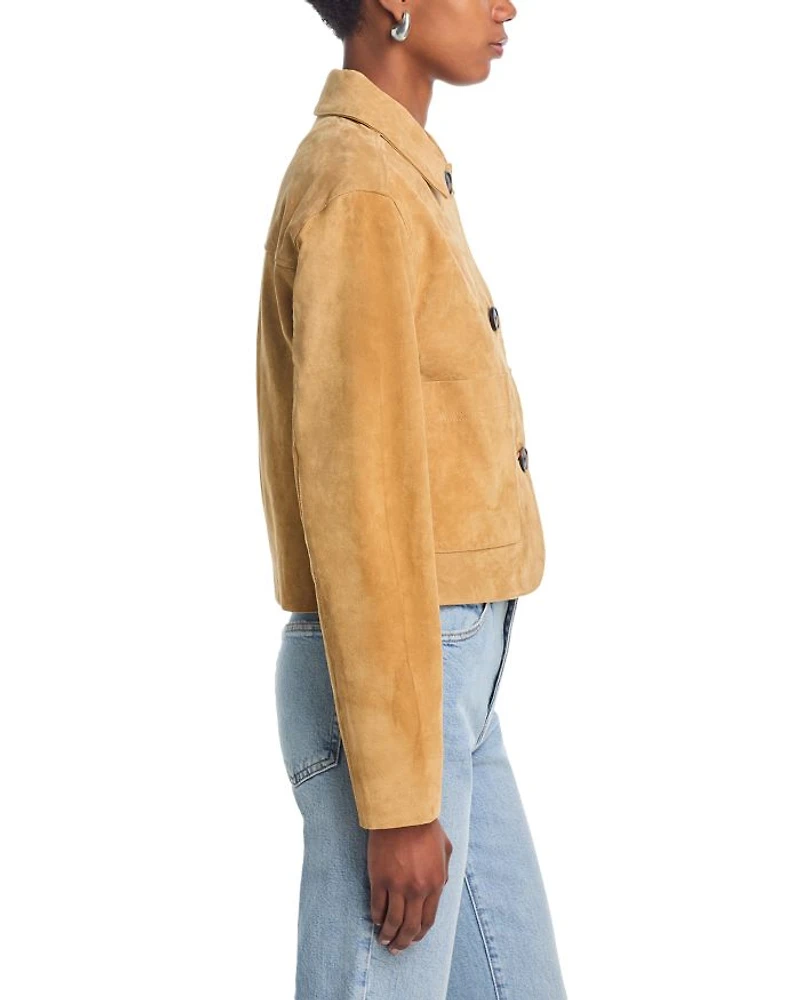 Suede Cropped Jacket
