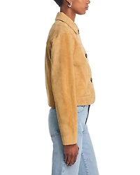 Suede Cropped Jacket