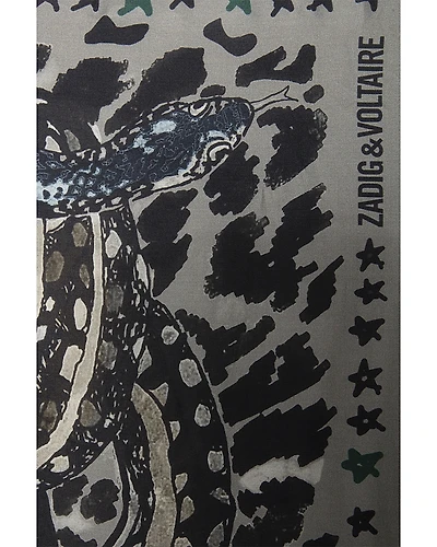 Zadig & Voltaire Billie Snakes Square Scarf