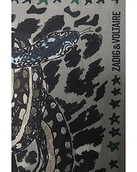 Zadig & Voltaire Billie Snakes Square Scarf