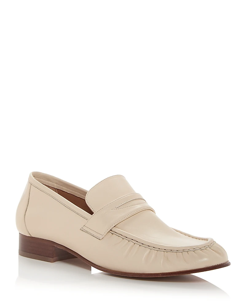 Mansur Gavriel Women's Ruched Penny Loafers
