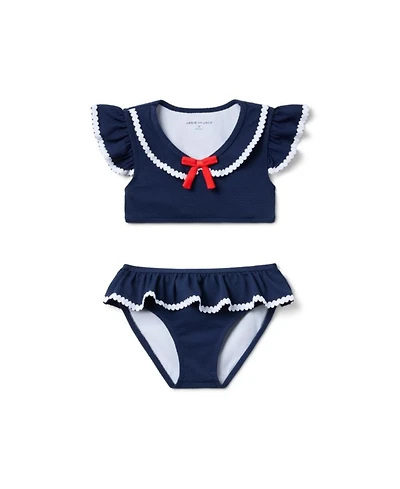 Girls' Ric Rac Two Piece Swim - Little Kid, Big Kid