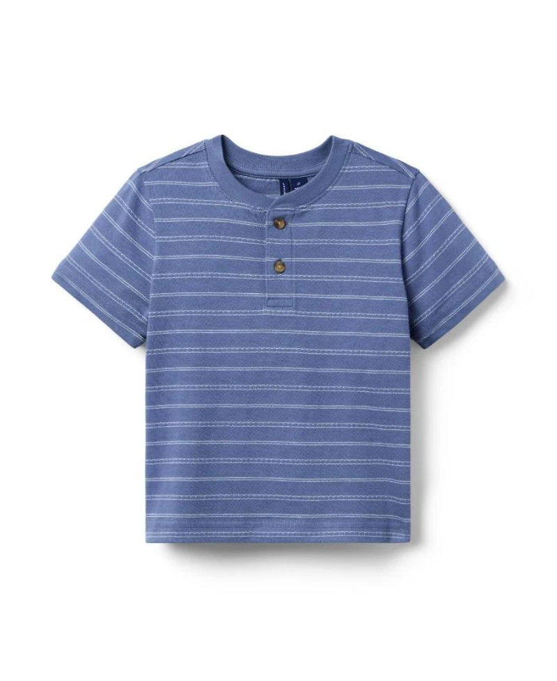 Boys' Jacquard Henley T-Shirt - Little Kid, Big Kid