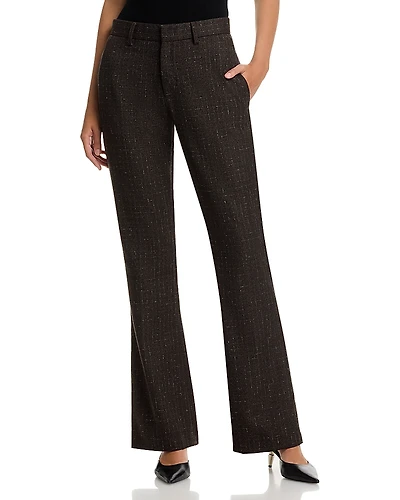 Fabiana Filippi Prince Of Wales Bootcut Pants