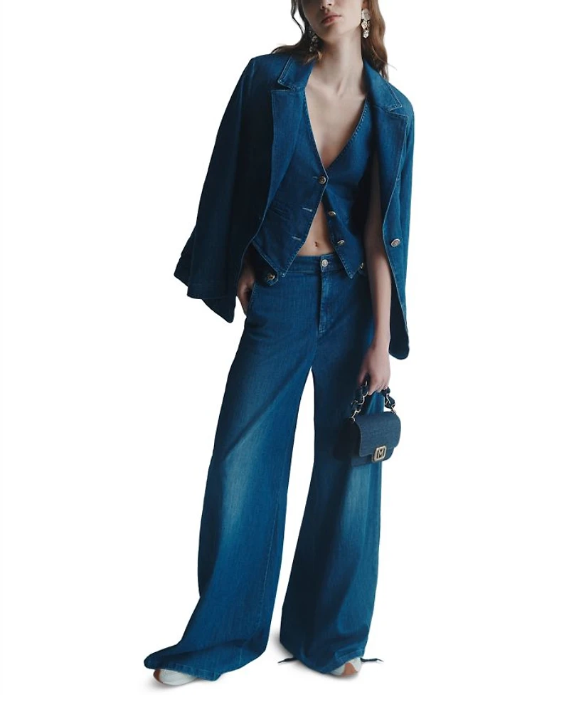 Wide Leg Jeans Blue