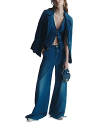 Wide Leg Jeans Blue