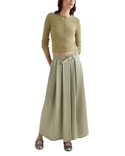 Marella Fontana Belted Maxi Skirt