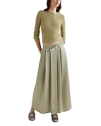 Marella Fontana Belted Maxi Skirt