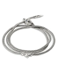 Sterling Silver Blue Sapphire Naga Wrap Bracelet