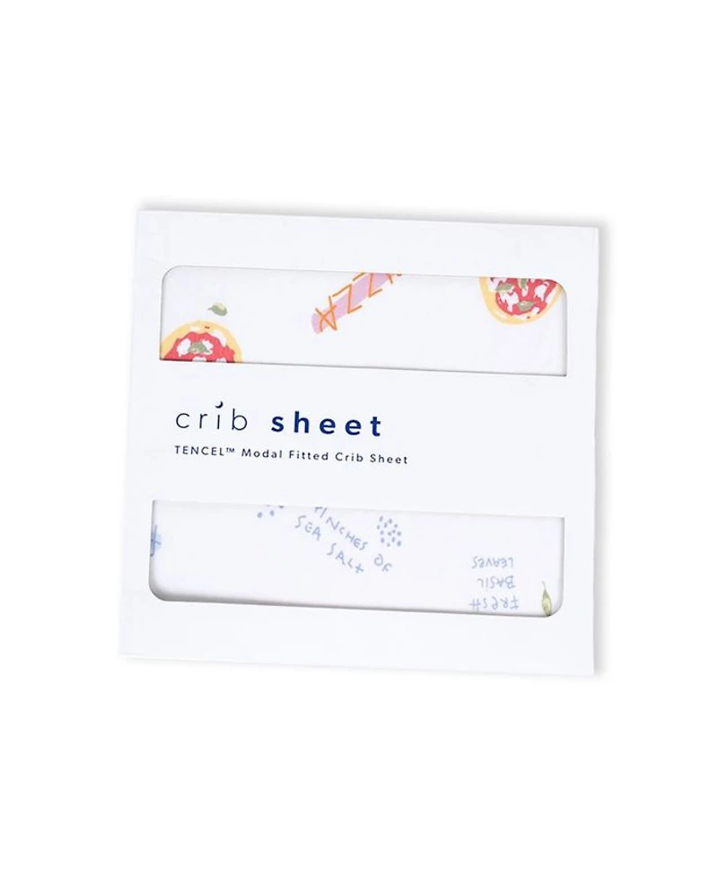 A Pizza My Heart Crib Sheet