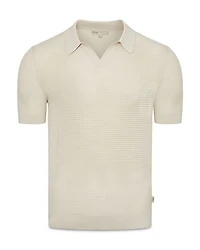 Mesh Knit Polo Shirt
